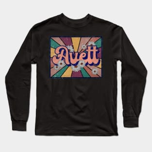 Awesome Name Avett Lovely Styles Vintage 70s 80s 90s Long Sleeve T-Shirt